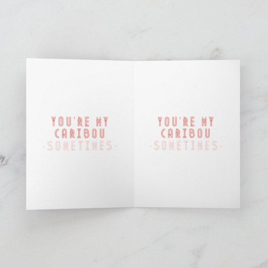 Eland Valentijnskaart Kaart (Binnen)