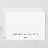 eland ver uit elkaar feestdagenkaart (Achterkant)