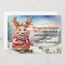 eland ver uit elkaar feestdagenkaart