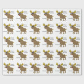 Eland Verjaardag Cadeaupapier (Vlak)