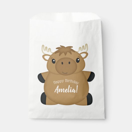 Eland verjaardagsfeestje bedankzakje (Voorkant)