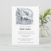 Eland Winterzonnewende Diner Kaart (Staand voorkant)
