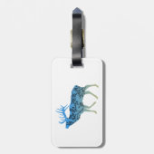 elandboom bagagelabel (Achterkant verticaal)