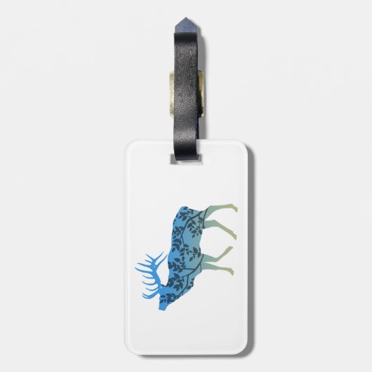 elandboom bagagelabel (Achterkant verticaal)