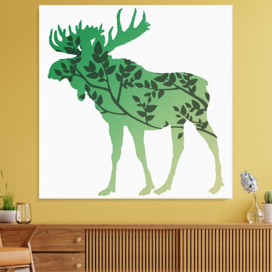 elandboom canvas afdruk (Insitu (Woonkamer))