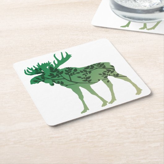 elandboom kartonnen onderzetters (Schuin)