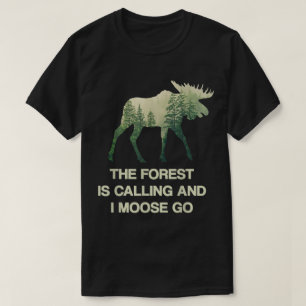 Elandbos roept grappig ontwerp t-shirt