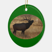 elanden en stoom keramisch ornament (Links)