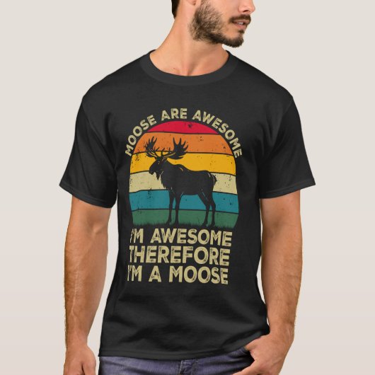 Elanden Zijn Geweldig. Ik Ben Geweldig Daarom Ben T-shirt (Voorkant)
