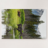 Elandenfamilie Legpuzzel (Horizontaal)