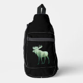 Elandherten En Bos Natuur Sling Bag (Voorkant)