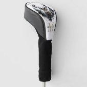 Elandjachtclub met monogram golfheadcover (Schuin)