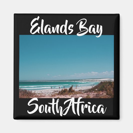 Elands Bay Zuid-Afrika Surf Surfing Magneet (Voorkant)