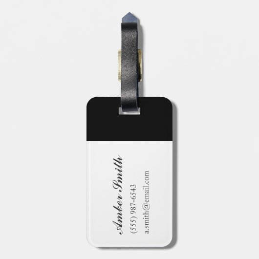 Elands River Herfsten, Mpumalanga, Zuid-Afrika Bagagelabel (Achterkant verticaal)