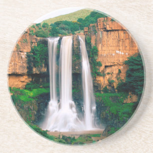 Elands River Herfsten, Mpumalanga, Zuid-Afrika Zandsteen Onderzetter