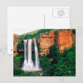 Elandsrivier-waterval, Mpumalanga, Zuid-Afrika Briefkaart (Voorkant / Achterkant)