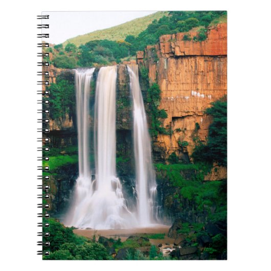 Elandsrivier-waterval, Mpumalanga, Zuid-Afrika Notitieboek (Voorkant)