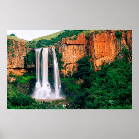Elandsrivier-waterval, Mpumalanga, Zuid-Afrika Poster (Voorkant)