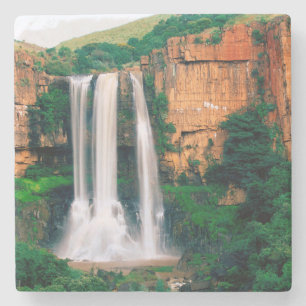 Elandsrivier-waterval, Mpumalanga, Zuid-Afrika Stenen Onderzetter