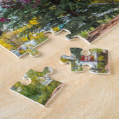 Elandstandbeeld in Vail Colorado. Legpuzzel (Zijkant)