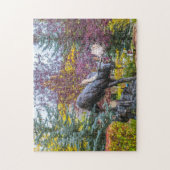 Elandstandbeeld in Vail Colorado. Legpuzzel (Verticaal)