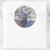 Elandstickers Ronde Sticker (Tas)