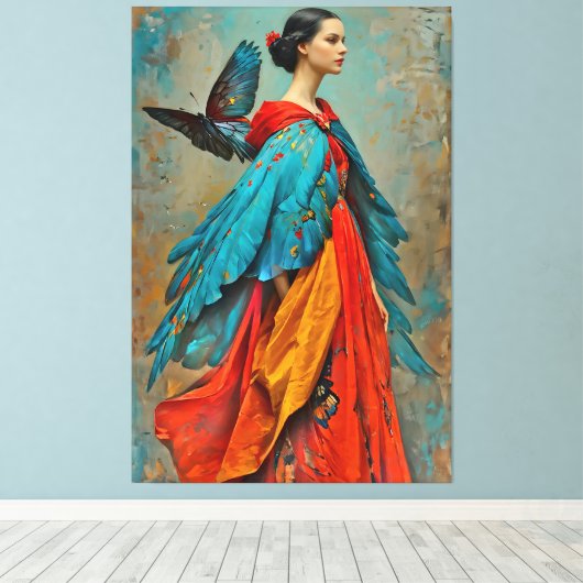 “Elaris” - Veren van Worden Canvas Afdruk (Insitu (Houten vloer))