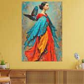 “Elaris” - Veren van Worden Canvas Afdruk (Insitu (Woonkamer))