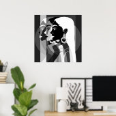 Elas em uma poster (Thuiskantoor)