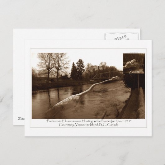 Elasmosaurus Gifts Briefkaart (Voorkant / Achterkant)