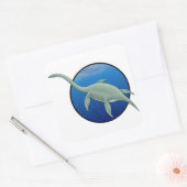Elasmosaurus Vierkante Sticker (Envelop)