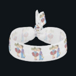 Elastic hair Tie met Romantic Couple - Love Haarelastiekje<br><div class="desc">Cute Romantic Couple - Love - Valentijnsdag Kiss Boy and Girl - Fun Painting - Choose / Add Your Unique Text / Name / Color - Make Your Special Gift - Resize and move or remove / add Elements - afbeelding / text with Customization Tool. Het schilderen en het Ontwerp...</div>