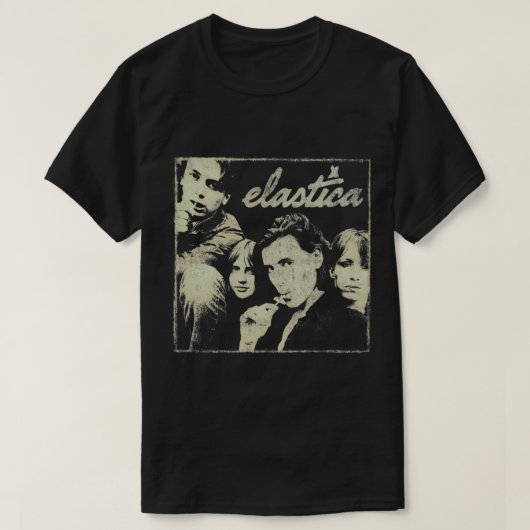 elastica band alternatieve rotsbodem t-shirt (Design voorkant)