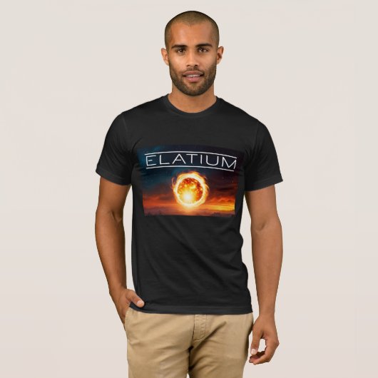 Elatium Band Fireball T-shirt voor Heren (Voorkant volledig)