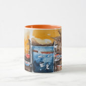 Elb-Licht Kaffeebecher Mok (Midden)