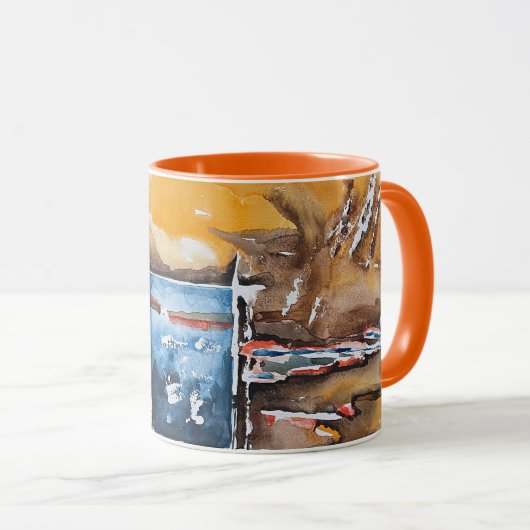 Elb-Licht Kaffeebecher Mok (Voorkant rechts)