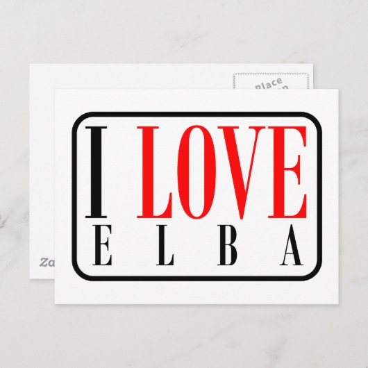 Elba, Alabama Briefkaart (Voorkant / Achterkant)
