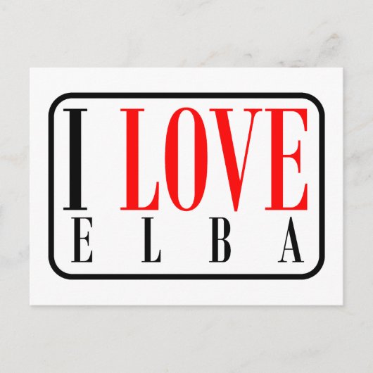 Elba, Alabama Briefkaart (Voorkant)
