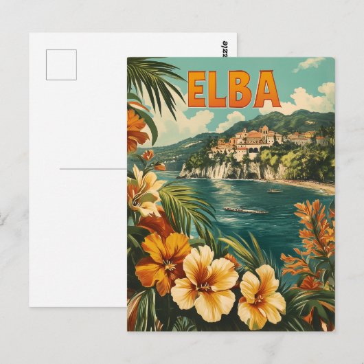 Elba briefkaart (Voorkant / Achterkant)