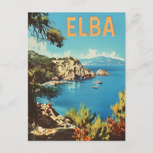 Elba  briefkaart (Voorkant)