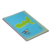 Elba Italië kaart reisposter Notitieboek (Rechterzijde)