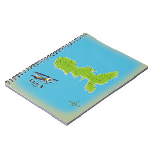 Elba Italië kaart reisposter Notitieboek