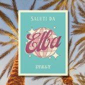 Elba Italië vakantie Retro  Briefkaart