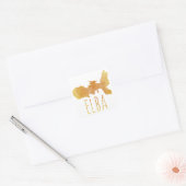 Elba Vierkante Sticker (Envelop)