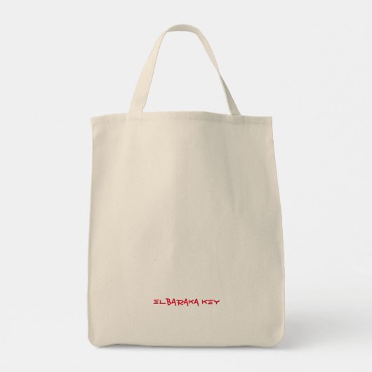 ElbarakaKey Tote Bag (Achterkant)