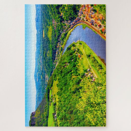 Elbe Valley Duitsland. Legpuzzel (Verticaal)