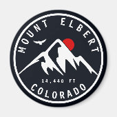 Elbert - Colorado 14ers vier Magneet (Voorkant)
