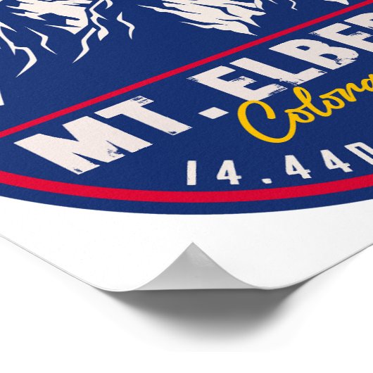 Elbert - Colorado 14ers vier Poster (Hoek)