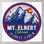 Elbert - Colorado 14ers vier Poster (Voorkant)