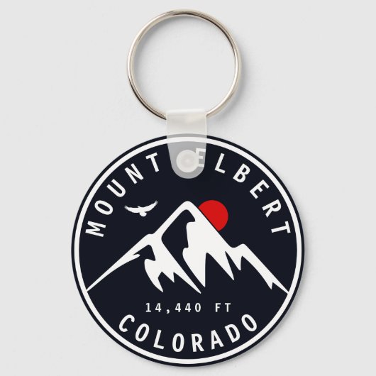 Elbert - Colorado 14ers vier Sleutelhanger (Voorkant)